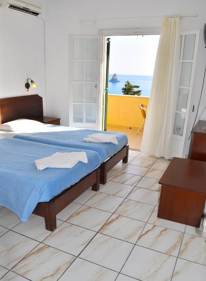 Holiday Apartments Maria With Pool And Panorama View - Agios Gordios Beach Экстерьер фото