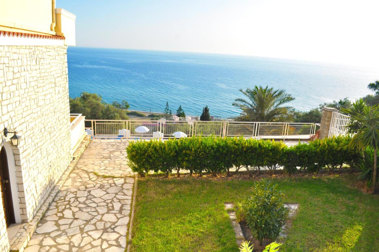 Holiday Apartments Maria With Pool And Panorama View - Agios Gordios Beach Экстерьер фото