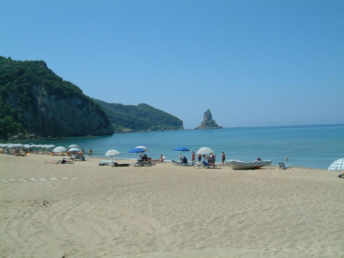 Holiday Apartments Maria With Pool And Panorama View - Agios Gordios Beach Экстерьер фото